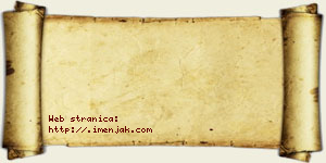 Elma Stamenković vizit kartica